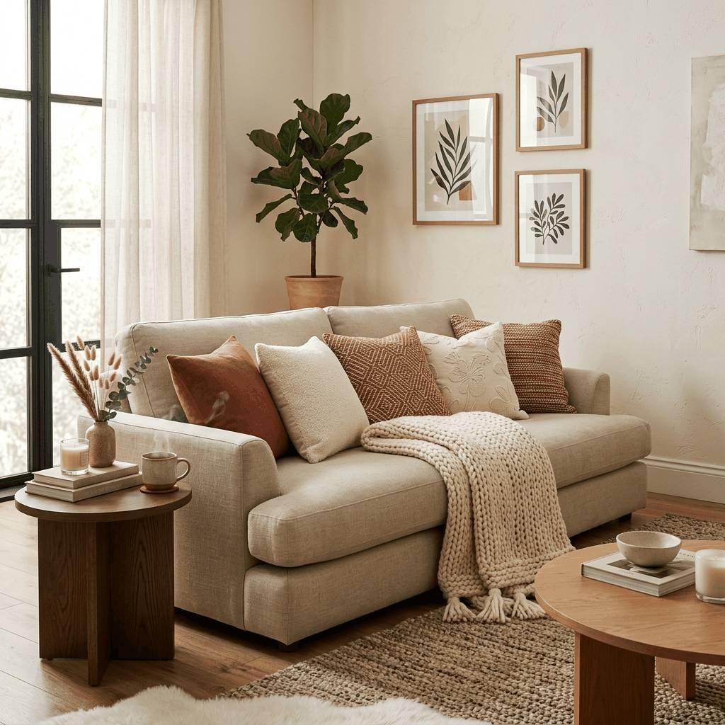 Luxury Cushions Living Setup