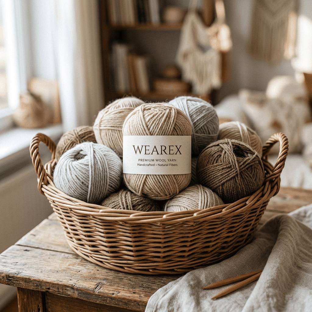 WEAREX Premium Yarn Balls Basket